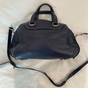 Coach navy handbag